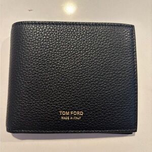 Tom ford black leather wallet